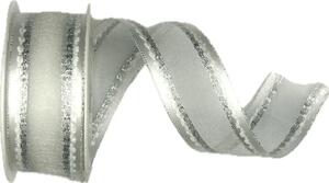 Stuha organzová MONDAN bílá PREMIUM 25mm x 2m (13,-Kč/m)