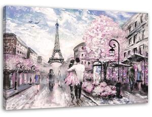 Obraz na plátně Jaro v Paříži Rozměry: 60 x 40 cm