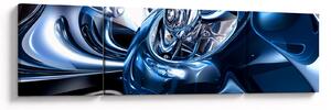 Obraz abstrake - kruhy (170x50 cm)
