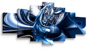 Obraz abstrake - kruhy (210x100 cm)