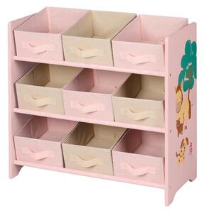 Livarno® Regál do dětského pokoje, 65 x 62 x 30 cm (světle růžová) (100399312002)