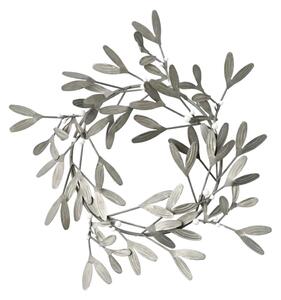 Lene Bjerre Dekorativní věnec Mistlia Mistletoe Light Grey - 40 cm LB322