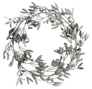 Lene Bjerre Dekorativní věnec Mistlia Mistletoe Light Grey - 64 cm LB321