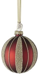 Lene Bjerre Skleněná ozdoba Missa - Dark Red LB319