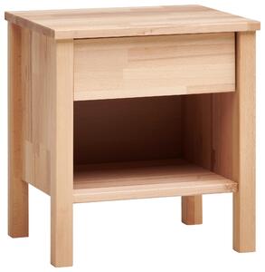 NOČNÍ STOLEK, jádrový buk, jádrový buk, 47/49/37 cm MID.YOU - Online Only noční stolky, Online Only