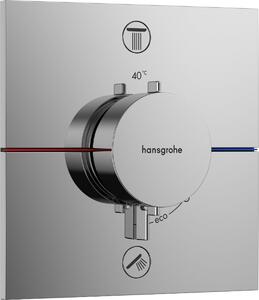 Hansgrohe ShowerSelect Comfort E, termostat pod omítku pro 2 spotřebiče, chromová, HAN-15572000