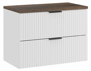 Comad Koupelnová skříňka pod deskové umyvadlo SET-ADW B Vintage 80 bílá/dub santa fe
