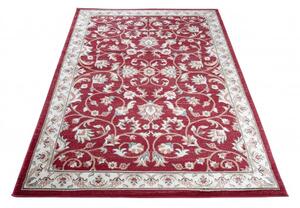 Makro Abra Kusový koberec klasický DUBAI T605A červený Rozměr: 80x150 cm