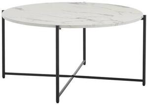 KONFERENČNÍ STOLEK, černá, bílá, kov, kompozitní dřevo, 83/83/40 cm MID.YOU - Konferenční stolky, Online Only