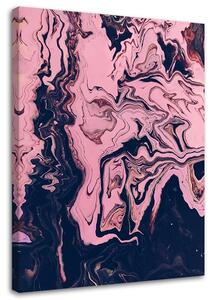 Obraz na plátně Abstraktní malba v růžové barvě Rozměry: 40 x 60 cm
