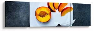 Obraz broskve (170x50 cm)