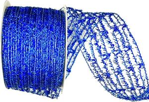 Ozdobné pletivo MOONLIGHT modré 8cm x 10m (9,90Kč/m)