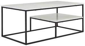 KONFERENČNÍ STOLEK, černá, bílá, kov, kompozitní dřevo, 110/60/45 cm MID.YOU - Konferenční stolky, Online Only