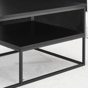 KONFERENČNÍ STOLEK, černá, kov, kompozitní dřevo, 110/60/45 cm MID.YOU - Konferenční stolky, Online Only