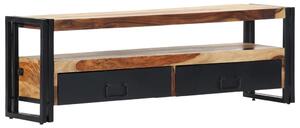 TV stolek 120 x 30 x 40 cm masivní sheeshamové dřevo