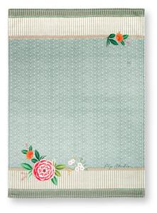 Pip Studio Blushing Birds utěrka 50x70cm, khaki