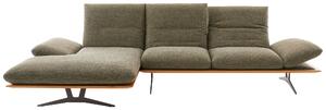 ROHOVÁ SEDAČKA, dřevo, textil, zelená Dieter Knoll - Sedací soupravy