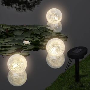 Plovoucí lampy 6 ks LED pro jezírko a bazén