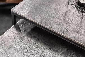 Invicta interior Konferenční stolek Elements 2ks set, stříbrná/černá 40387
