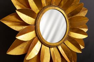 Nástěnné Zrcadlo - Sunflower, zlatá Invicta Interior