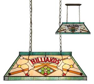 Prezent 1715 - Lustr na řetězu TIFFANY BILLIARD 3xE27/60W/230V