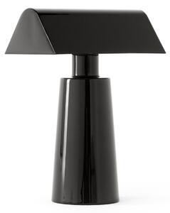Stolní lampa &Tradition, Caret MF1, stmívatelné, Šedá, Obývací pokoj, Kov, Design