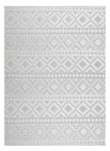 Koberec SOLE D3851 Boho, romby - ploské tkaní béžový