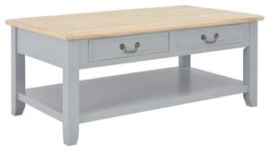 Konferenční stolek šedý 100 x 55 x 40 cm dřevo