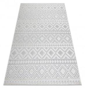 Koberec SOLE D3851 Boho, romby - ploské tkaní béžový