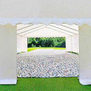 Párty stan 4x10m - PVC Standard Ohnivzdorný barva Bílá