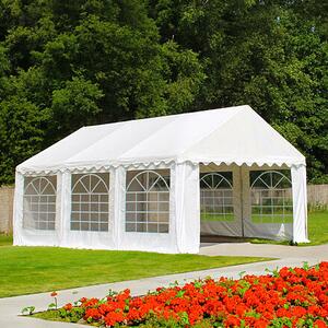 Párty stan 3x6m - PVC Standard Ohnivzdorný barva Zeleno-bílá