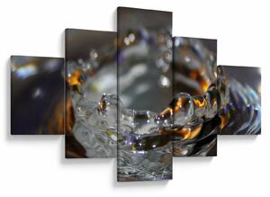 Obraz náramku z kapek vody (125x70 cm)