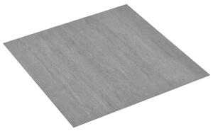Samolepící podlahové desky PVC 5,11 m² šedé tupované