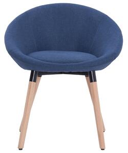 Jídelní židle modrá textil