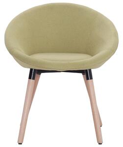 Jídelní židle zelená textil