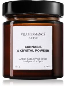 Vila Hermanos Apothecary Cannabis & Crystal Powder vonná svíčka 150 g