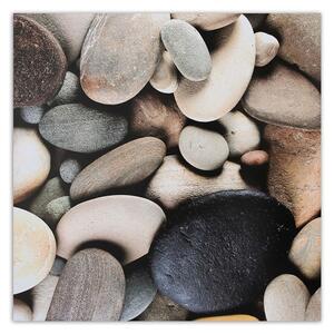 Obraz Šedé kameny v detailním záběru Rozměry: 40 x 40 cm, Provedení: Obraz na plátně
