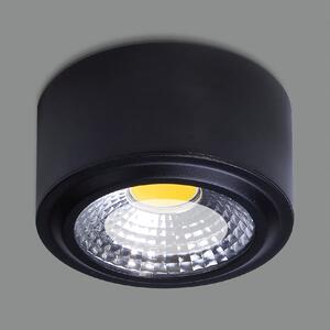 ACB Iluminacion Stropní LED svítidlo STUDIO, ⌀ 12 cm, 12W, CRI90 Barva: Černá, Stmívání, řízení: DALI/PUSH