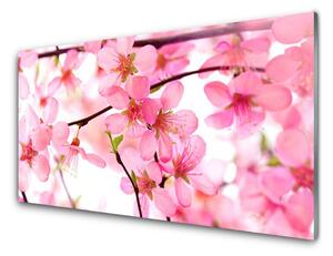 Kuchyňský skleněný panel Květiny Rostlina 140x70cm