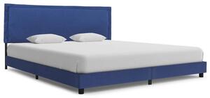 Rám postele modrý textil 180 x 200 cm