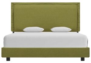 Rám postele zelený textil 120 x 200 cm