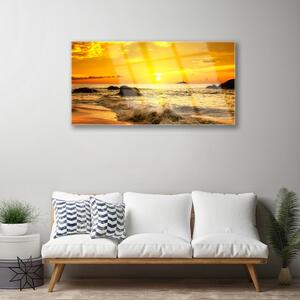 Akrylový obraz Oceán Pláž Krajina 100x50 cm