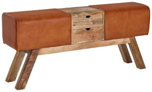 ŠATNÍ LAVICE, hnědá, 120/56/30 cm MID.YOU - Online Only lavice, Online Only