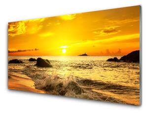 Akrylový obraz Oceán Pláž Krajina 100x50 cm