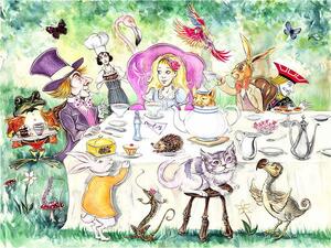 Osborne, Neale - Obrazová reprodukce Alice's Adventures in Wonderland by Lewis Carroll, (40 x 30 cm)