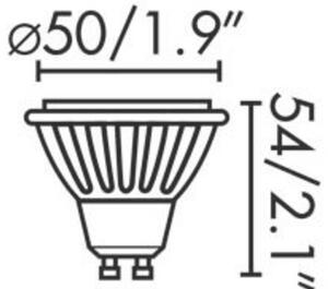 FARO LED žárovka GU10 7W 3000K 40°