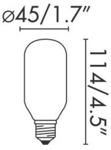 FARO LED žárovka T45 matná E27 5W 3000K