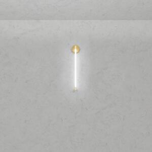 ZAHO Nástěnné LED svítidlo JETSON WALL, 11W, d. 70 cm Barva: Zlatá, Teplota světla: 3000K - teplá bílá, Stmívání, řízení: ON/OFF (bez stmívání)