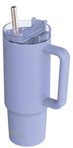 Termohrnek Stream s brčkem, 950ml, Quokka, levandulový