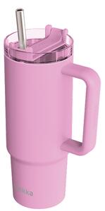 Termohrnek Stream s brčkem, 950ml, Quokka, tmavě růžový